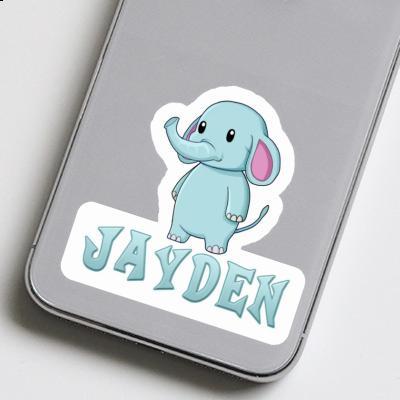 Jayden Sticker Elephant Laptop Image