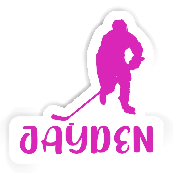 Sticker Hockey Player Jayden Image