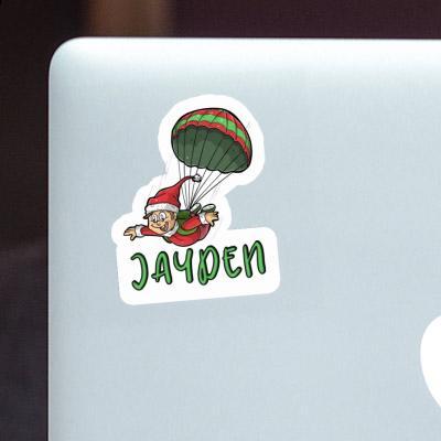 Sticker Skydiver Jayden Notebook Image