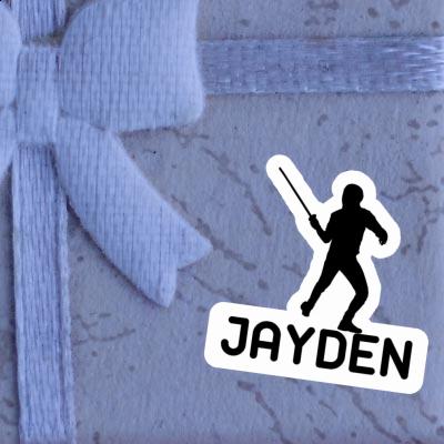 Sticker Fencer Jayden Notebook Image