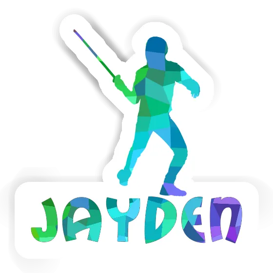 Fencer Sticker Jayden Notebook Image