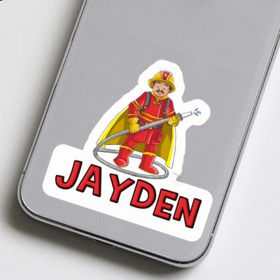 Sticker Jayden Firefighter Laptop Image