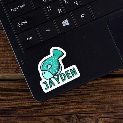 Fish Sticker Jayden Laptop Image