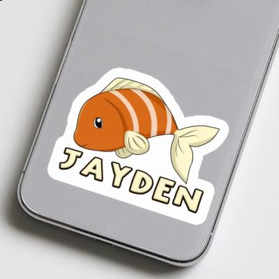 Aufkleber Fisch Jayden Laptop Image