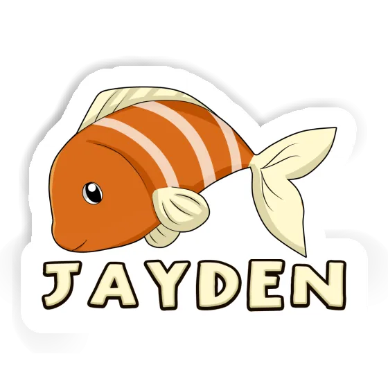 Jayden Sticker Fish Notebook Image