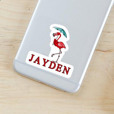 Jayden Autocollant Flamant Notebook Image