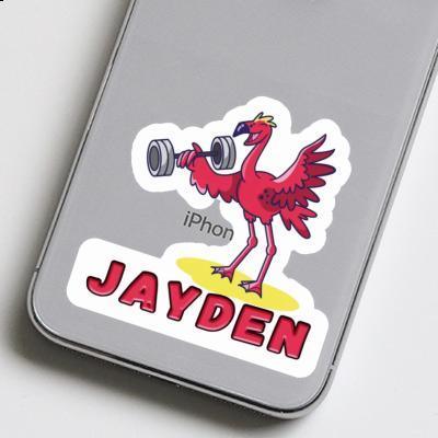 Sticker Jayden Weight Lifter Laptop Image