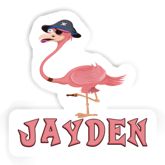 Jayden Aufkleber Flamingo Laptop Image