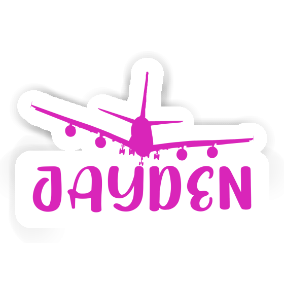 Airplane Sticker Jayden Gift package Image