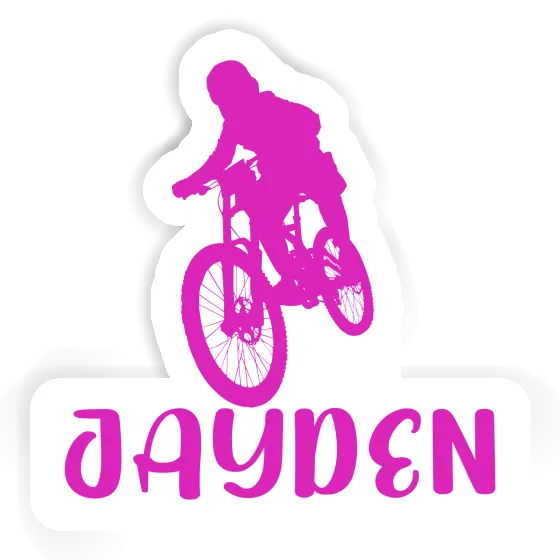 Sticker Jayden Freeride Biker Notebook Image