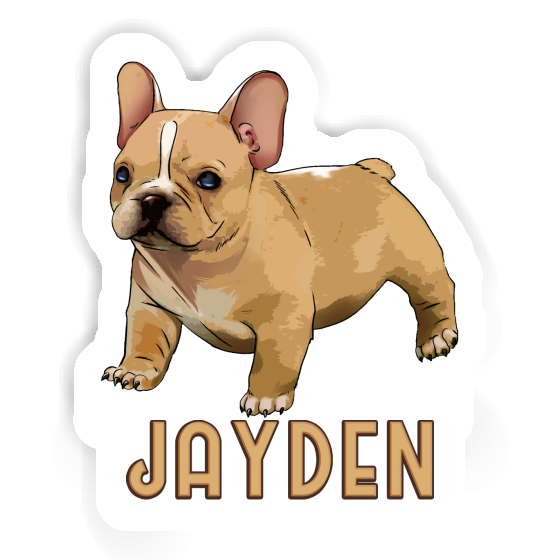 Autocollant Bouledogue Jayden Notebook Image