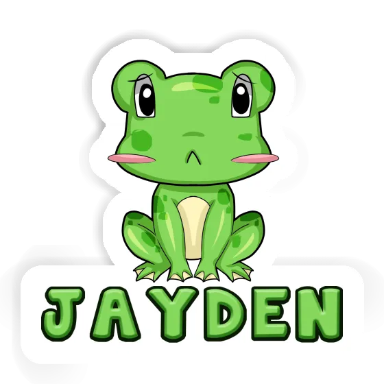 Autocollant Jayden Grenouille Laptop Image