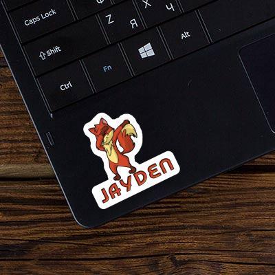 Fox Sticker Jayden Laptop Image