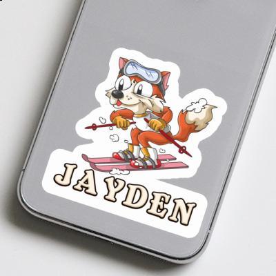 Sticker Jayden Skier Gift package Image