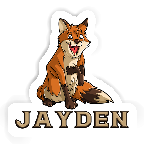 Jayden Sticker Fox Laptop Image