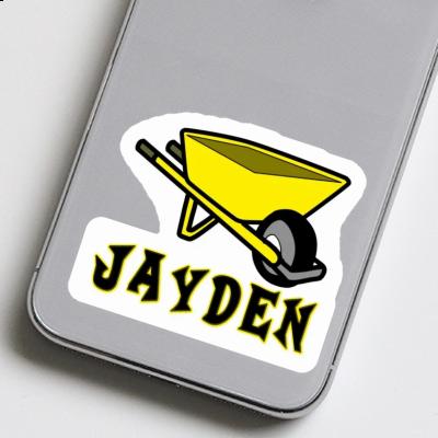 Jayden Autocollant Brouette Notebook Image