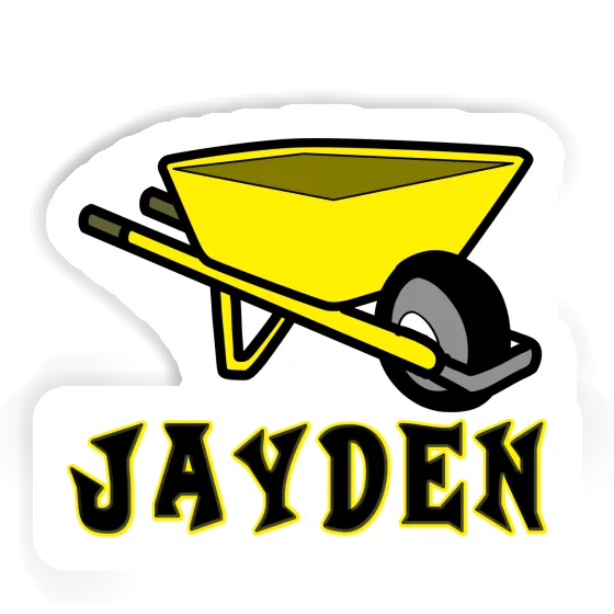 Aufkleber Schubkarre Jayden Image