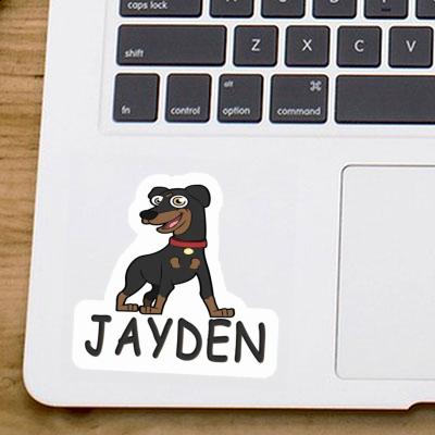 Sticker Jayden German Pinscher Gift package Image