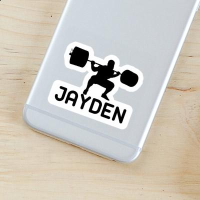 Sticker Gewichtheber Jayden Laptop Image