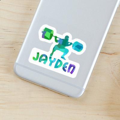 Sticker Jayden Gewichtheber Gift package Image