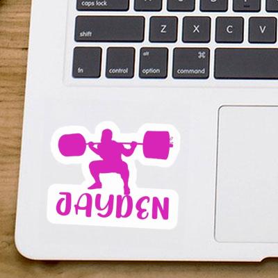 Sticker Weightlifter Jayden Gift package Image