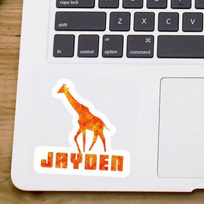 Aufkleber Giraffe Jayden Image