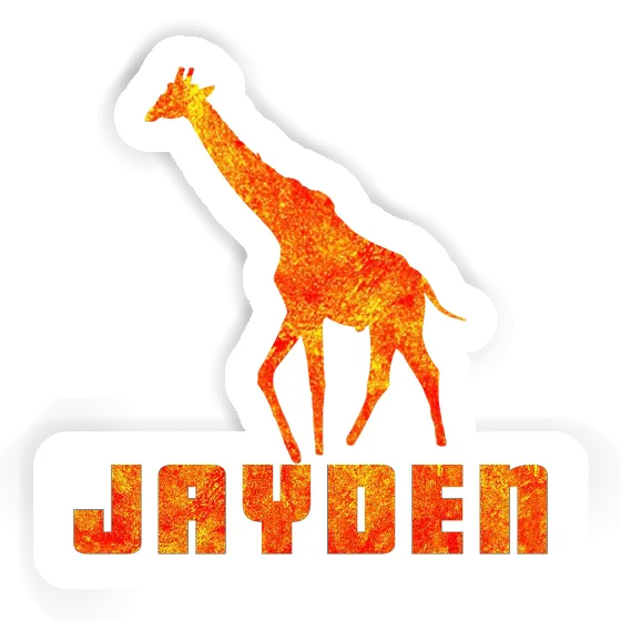 Sticker Giraffe Jayden Gift package Image