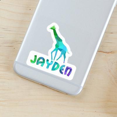 Jayden Sticker Giraffe Laptop Image