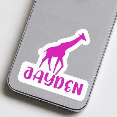 Jayden Sticker Giraffe Gift package Image