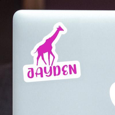 Jayden Sticker Giraffe Image