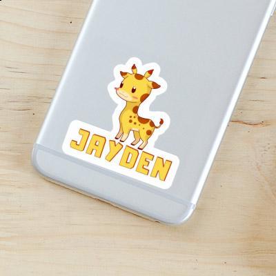 Autocollant Girafe Jayden Notebook Image