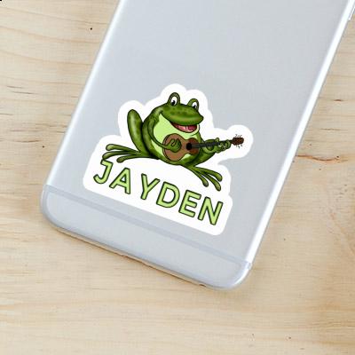 Sticker Jayden Guitar Frog Gift package Image