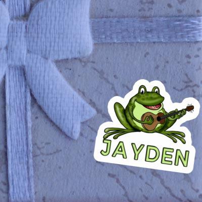 Sticker Jayden Guitar Frog Gift package Image