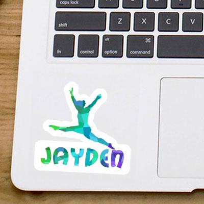 Sticker Jayden Gymnast Laptop Image