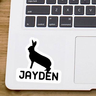 Aufkleber Hase Jayden Laptop Image