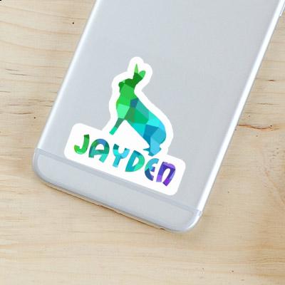 Sticker Jayden Rabbit Gift package Image