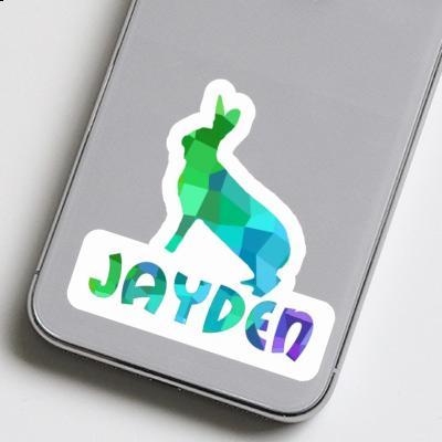 Sticker Jayden Rabbit Laptop Image