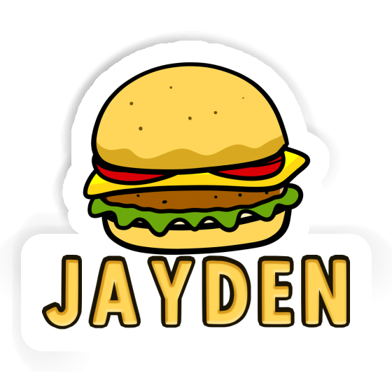 Cheeseburger Sticker Jayden Notebook Image