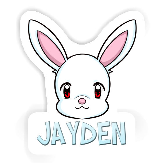 Jayden Sticker Rabbithead Notebook Image