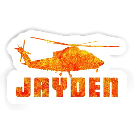 Jayden Sticker Helicopter Notebook Image