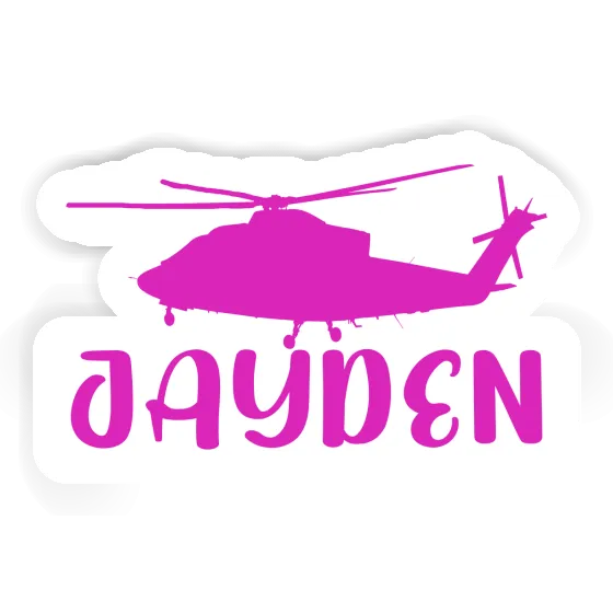 Helicopter Sticker Jayden Image