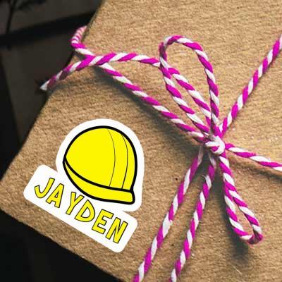 Construction Helmet Sticker Jayden Image