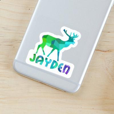 Deer Sticker Jayden Notebook Image