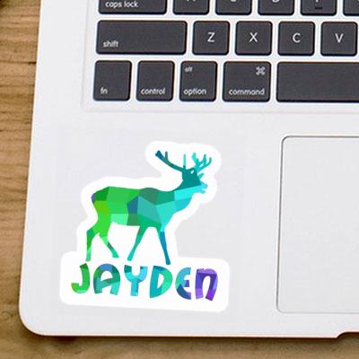 Deer Sticker Jayden Notebook Image