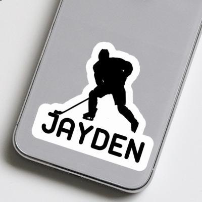 Autocollant Jayden Joueur de hockey Laptop Image