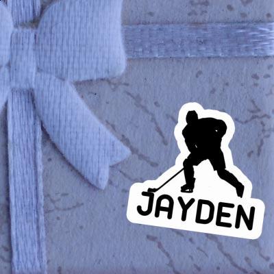 Sticker Eishockeyspieler Jayden Notebook Image