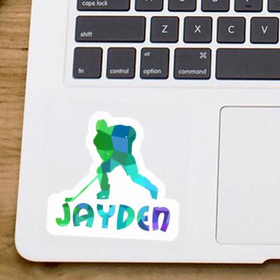 Hockey Player Sticker Jayden Gift package Image