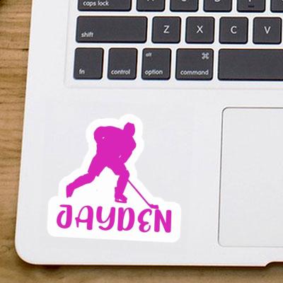 Aufkleber Eishockeyspielerin Jayden Image