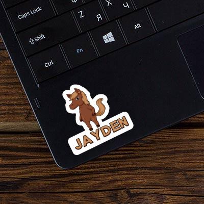 Sticker Horse Jayden Notebook Image