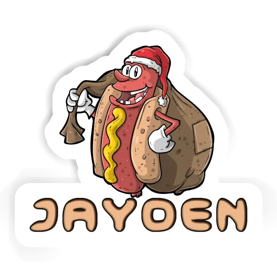 Jayden Sticker Hot Dog Gift package Image